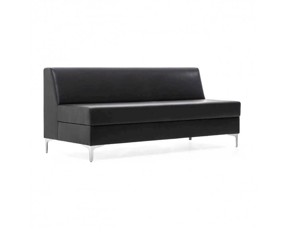 Диван 3-х местный Neo Экокожа, Черный