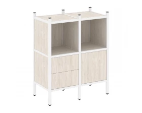 Прямой стеллаж L-02 862x446x1047 Loft images