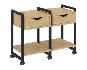 Тумба на колесных опорах наборная. Вариант №1 970х460х767 Loft images