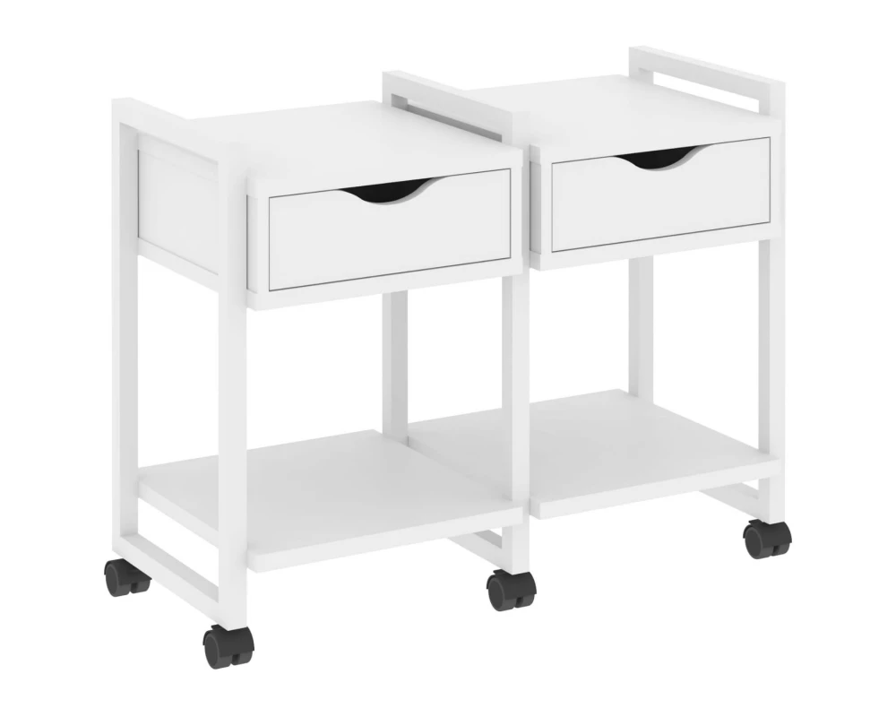 Тумба на колесных опорах наборная. Вариант №1 970х460х767 Loft