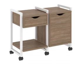 Тумба на колесных опорах наборная. Вариант №3 970х460х767 Loft images