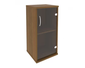 Шкаф низкий узкий правый 1 низкая дверь стекло Riva images