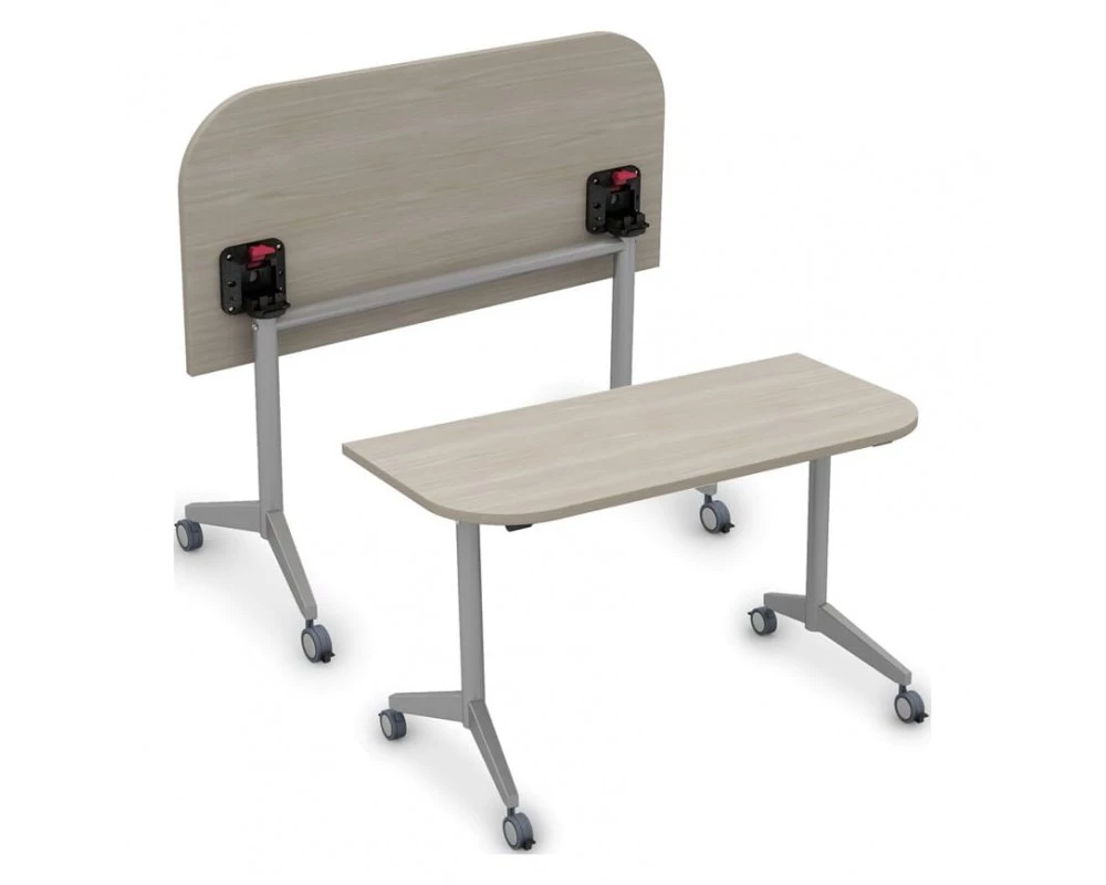 Складной радиусный стол Simple с фиксаторами (1650*600*750) 8ФСРР.103-S BEND new