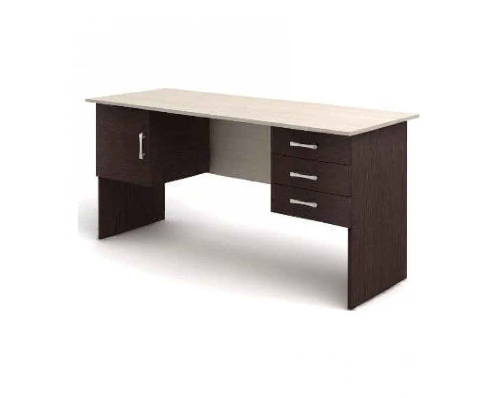 Стол 2-тумбовый (3 ящика + дверка) (1600х600х750) СК29 Канц