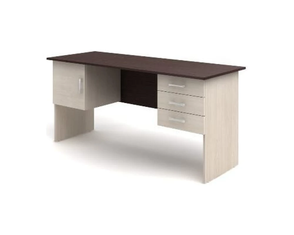 Стол 2-тумбовый (3 ящика + дверка) (1600х600х750) СК29 Канц