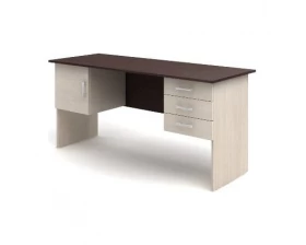 Стол 2-тумбовый (3 ящика + дверка) (1600х600х750) СК29 Канц images